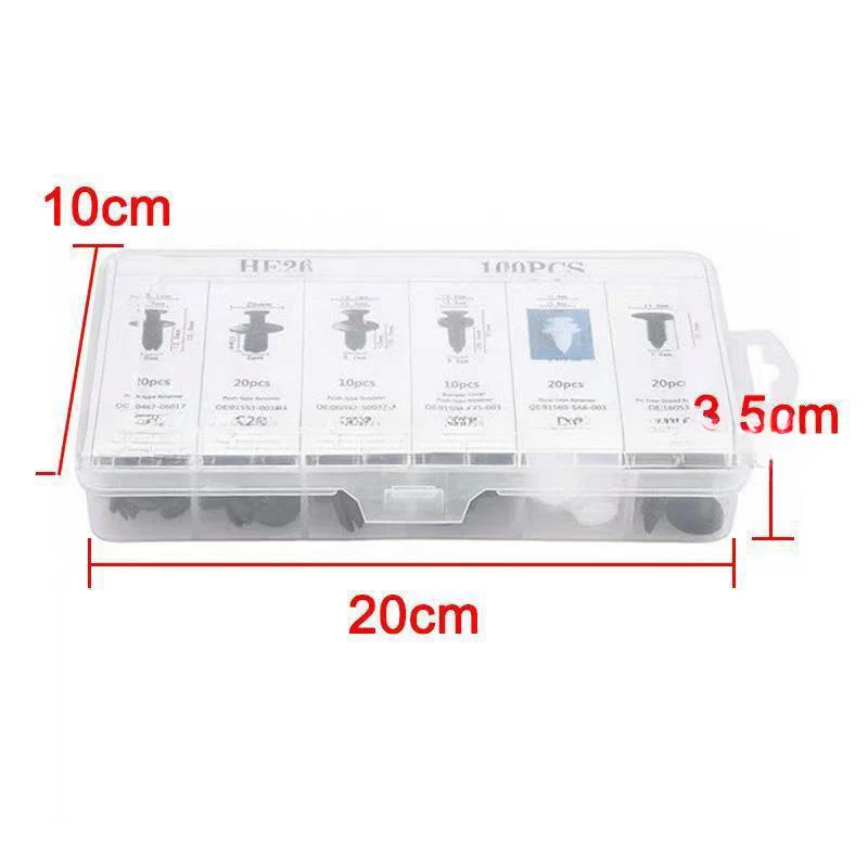 

725pcs boxed buckle car fixing clip 23 kinds of bumper mudguard rivets 680pcs set buckle