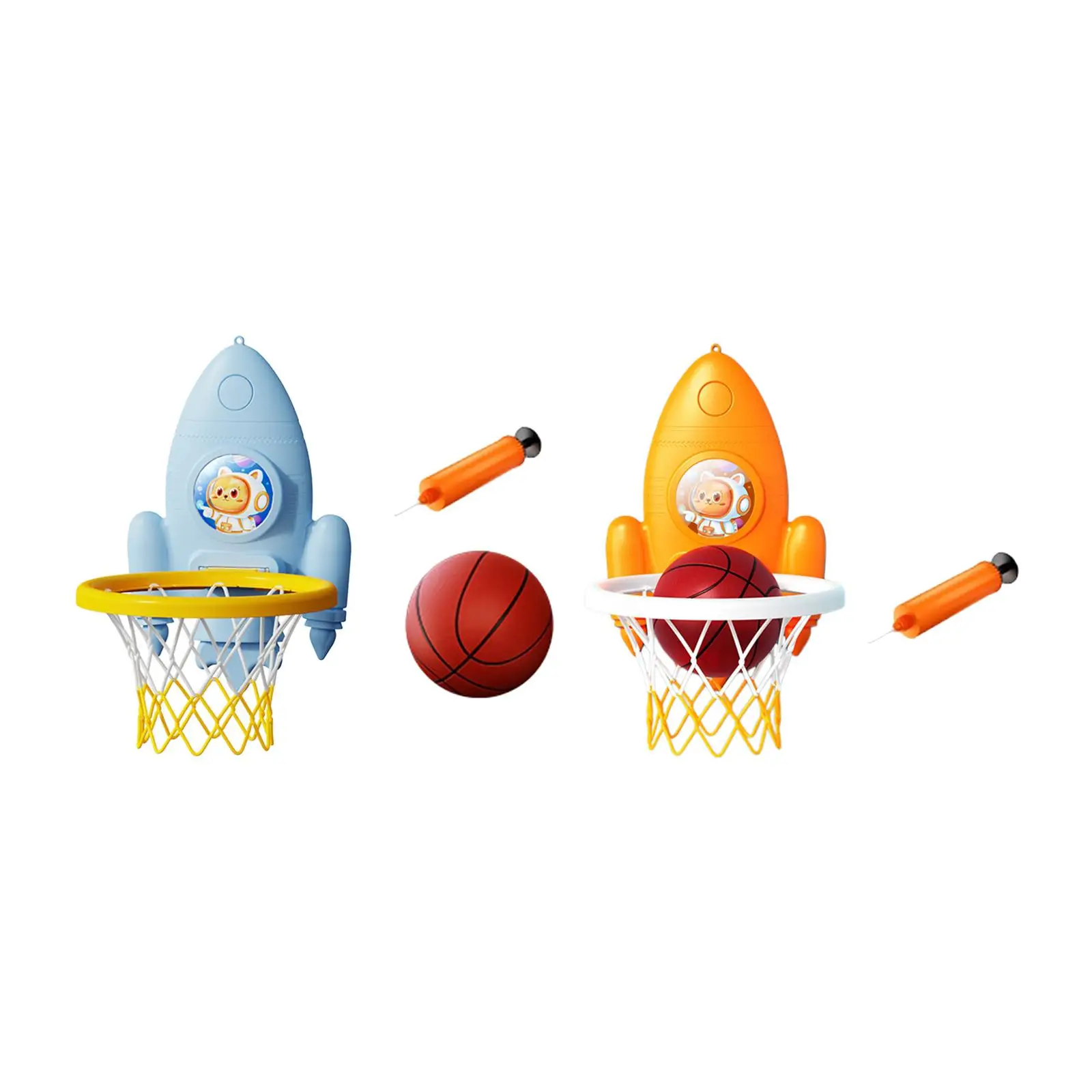 Mini Basketball Hoop with Balls Indoor Outdoor Sport Games Cartoon for Boys