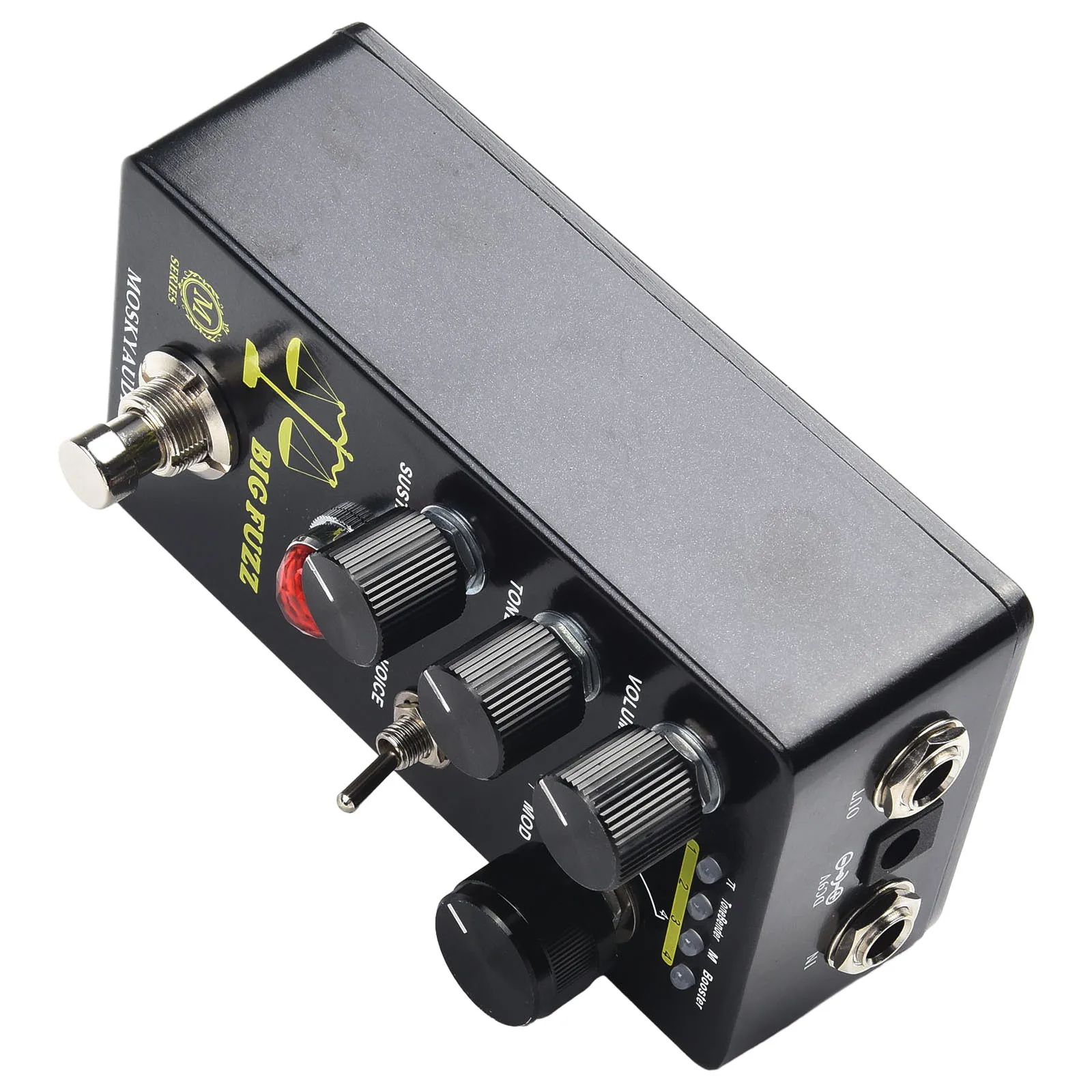 

Pedal Guitar Parts Guitar Effects Pedal Distortion/FUZZ ToneBender Two Vioce Π 11.5*6.5*5CM 300g Black High Quality