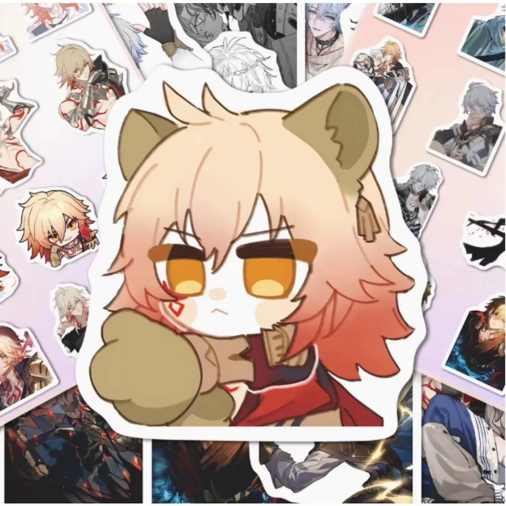

75Pcs Anime Game Honkai Star Rail Phainon Mydei Couple Stickers for DIY Suitcase Phone Case Guitar Laptop Motorcycle Helmet Gift