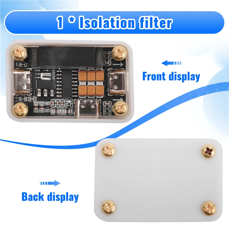 Изолирующий фильтр AS95-Type-C, скорость 480 м, 1500 В, изоляция напряжения для цифрового трансляции, усилитель, звуковая карта