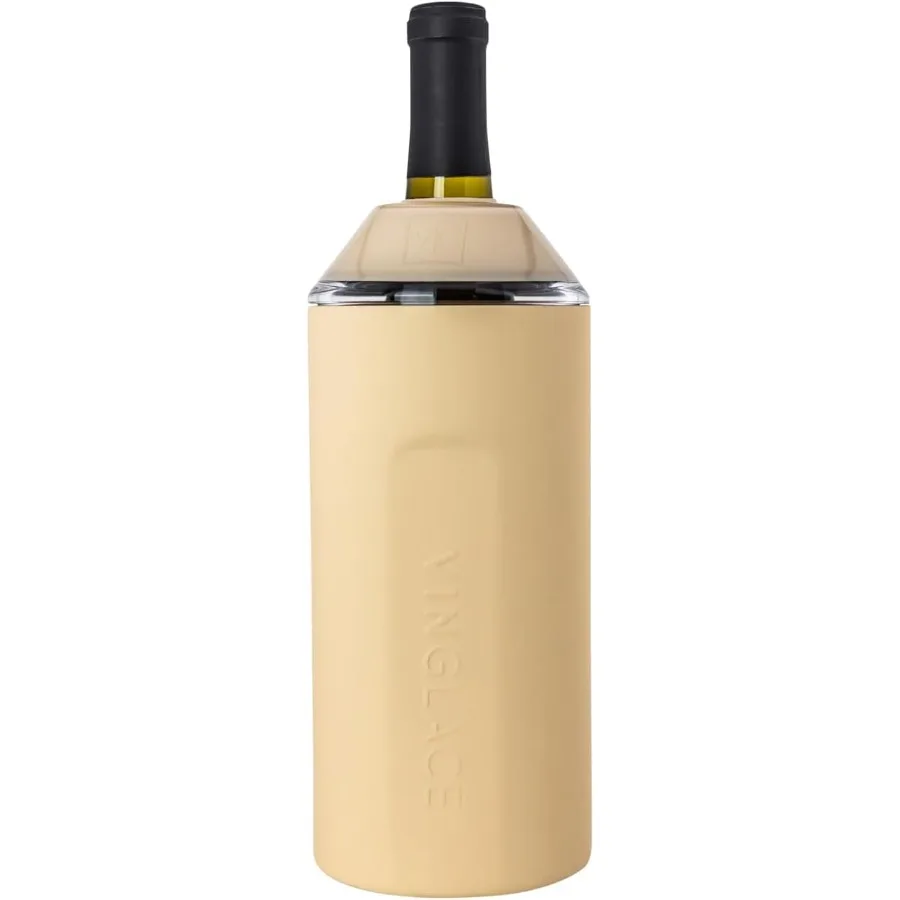 

Охладитель для бутылок вина Портативный изолятор для шампанского Охладитель вина из нержавеющей стали Рукав сохраняет вино Холодный песок