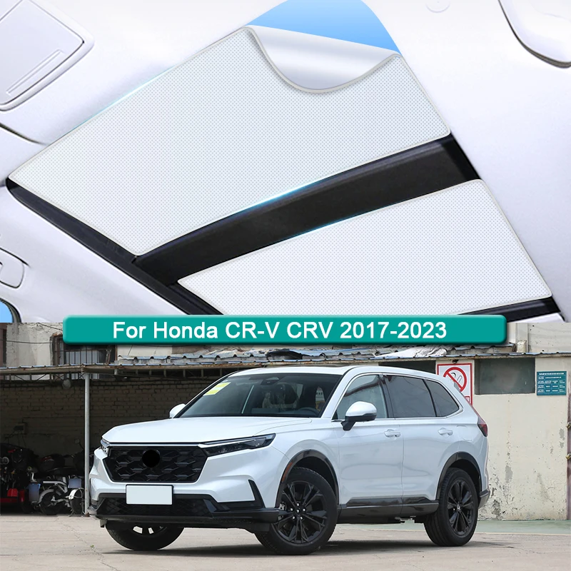 

Roof Sunshade Fit For Honda CR-V CRV 2017-2022 2023 Car Electrostatic Adsorption Sunroof Sunshade Skylight Blind Shading Sticker