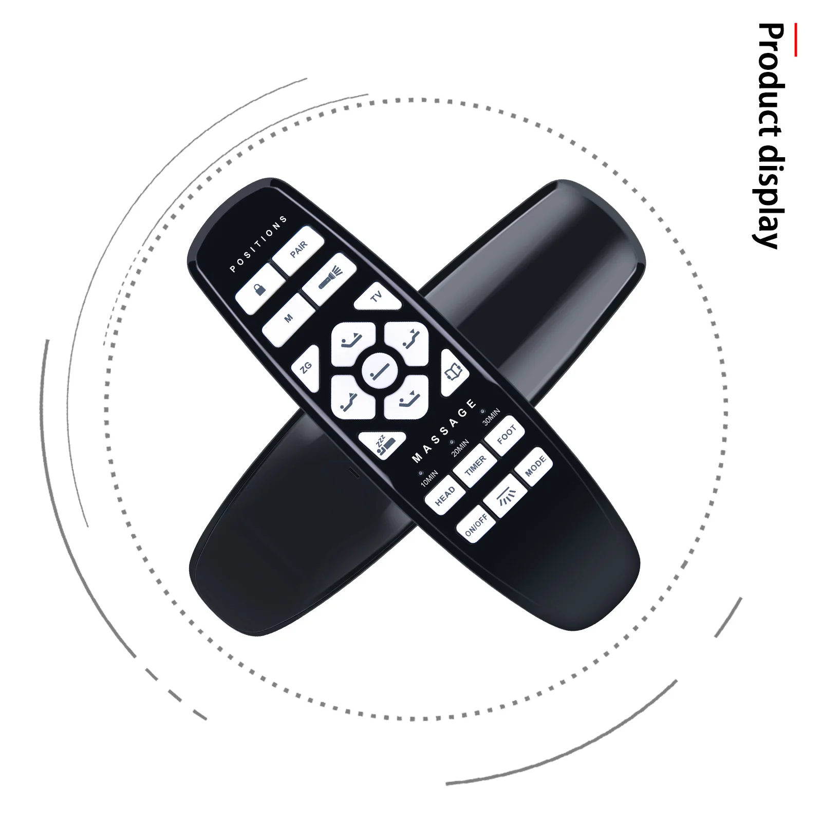 ゴーストベッド用の調整可能なリモコン,ハンドコントロールの交換,rf.27.19.02,新品