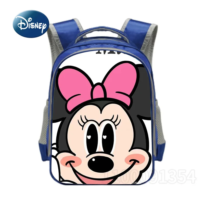 Disney-mochila escolar de Mickey para niños y niñas, morral escolar de gran capacidad con dibujos animados, tendencia de moda