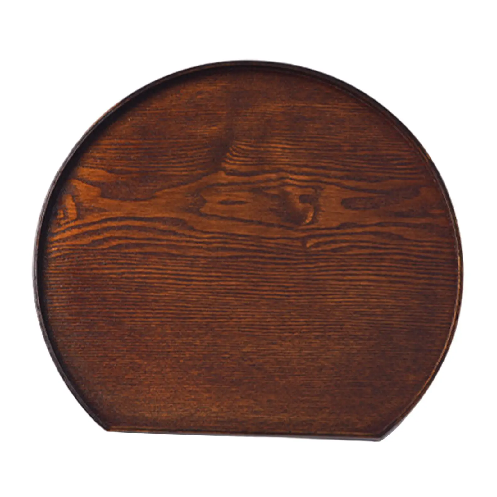 Wooden Serving Tray,Dessert Plate,Half Moon Tray,Tabletop Snack Tray Wood Vegetable Fruit Tray Charcuterie Board for Kitchen