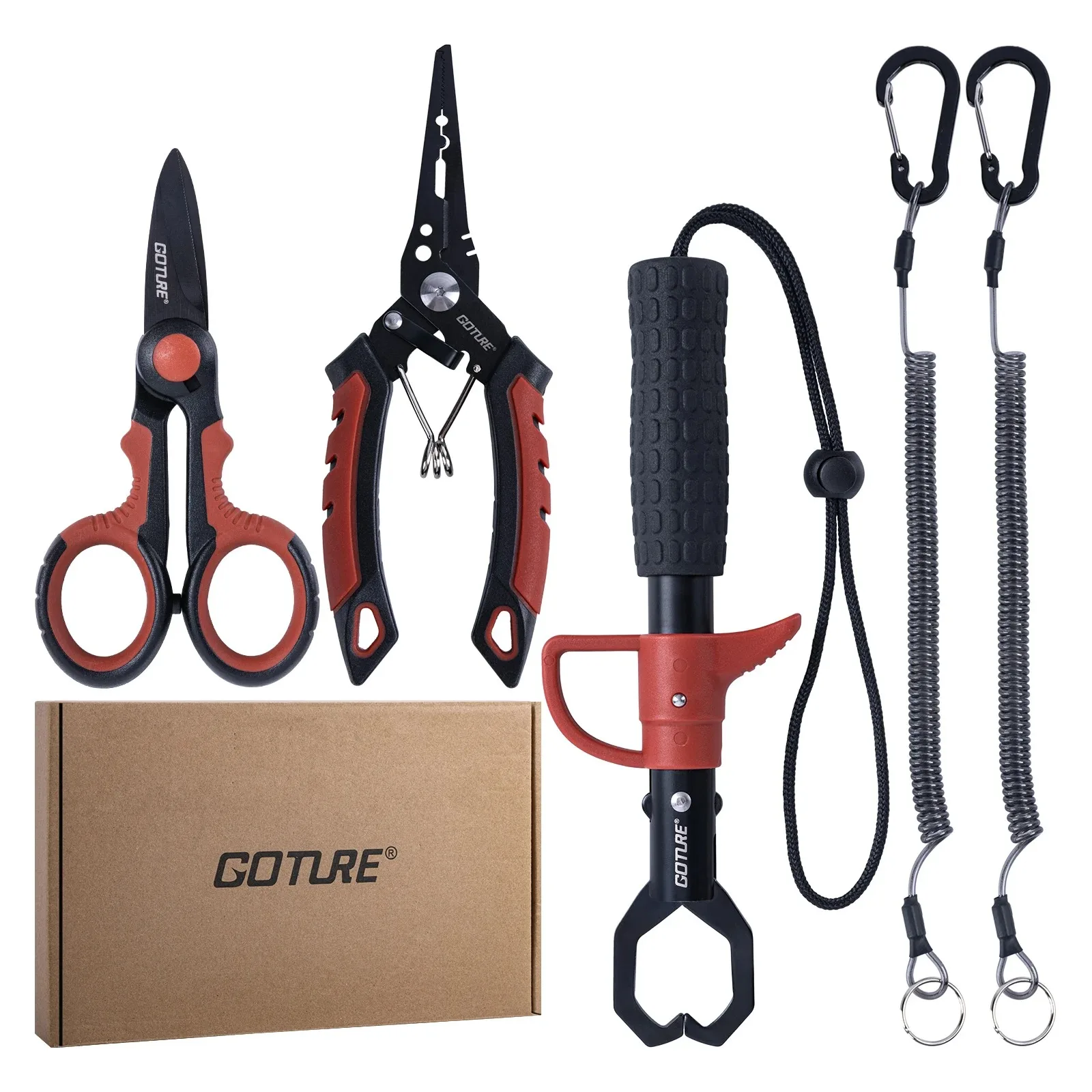

Набор рыболовных инструментов Goture, многофункциональные рыболовные плоскогубцы из нержавеющей стали, подвесные ножницы, различные профессиональные инструменты 2025