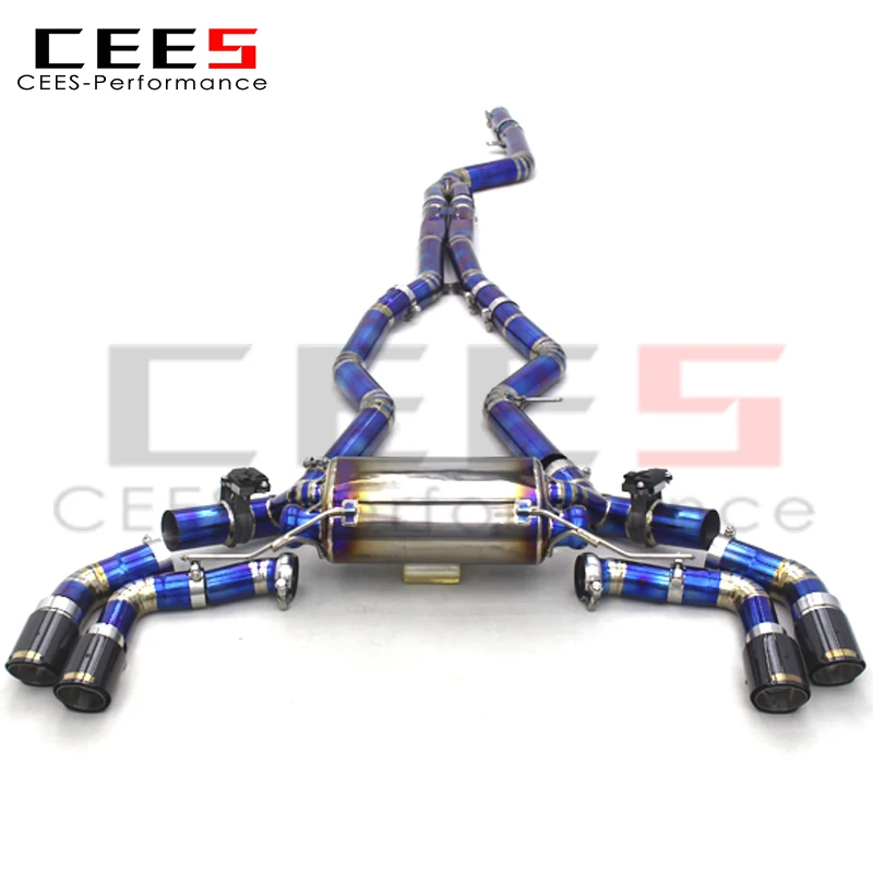 CEES Valved Sport Exhaust System For For BMW M240/M240i B58 3.0T 2017-2023 Car Exhaust System Titanium Pipes Muffler