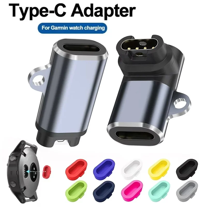 Charging Portable Adapter For Garmin Fenix 8 7 7S 7X 6S 6 5 Forerunner 955 965 970 740 Instinct 3 2 Watch Converter Cable Ports