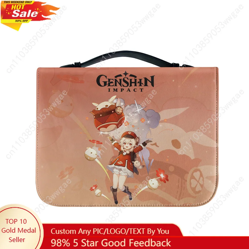 

Genshin Klee Bible Bag Christian Gifts Personalized Covers Bible Pack Waterproof Leather Bag High Quality Pockets Package Case