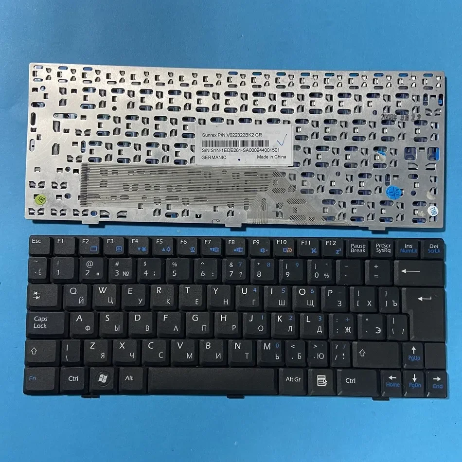 

Russian Laptop Keyboard for MSI U100 U100X N011 U160 U123 U90 U135 U165 MS-N011 U130 Series RU Layout