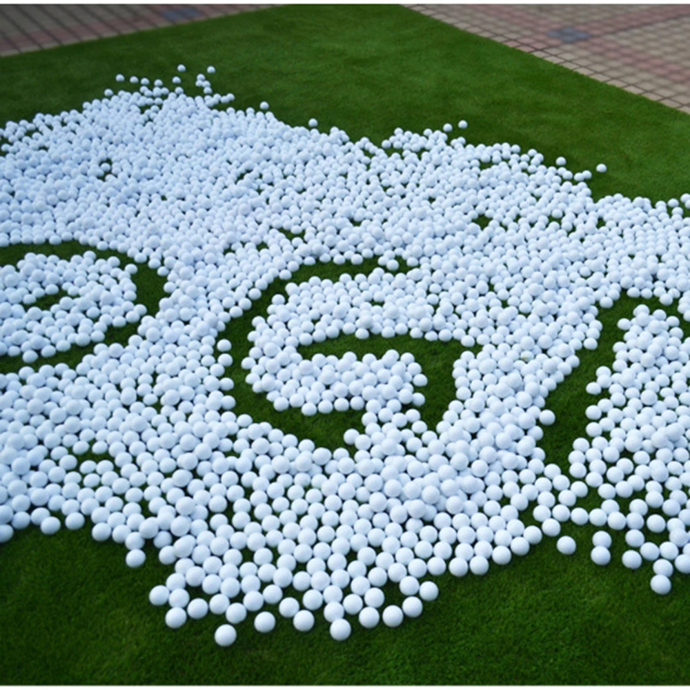 PGM Double Layer Golf Balls - 1pcs Golf Swing Putting Practice Ball White Standard Blank Golf Ball Q003 골프용품 신기한것