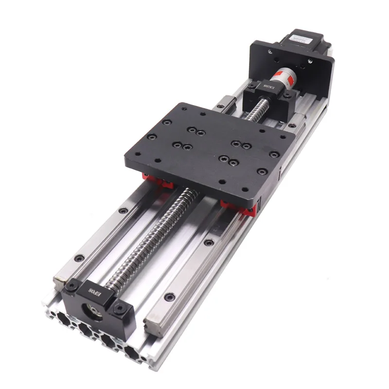 Linear Guides Sliding Table 100-900MM Linear Module Ball Screw SFU1204 SFU1210 HGH15 2.8A 23 57*56mm Stepper Motor