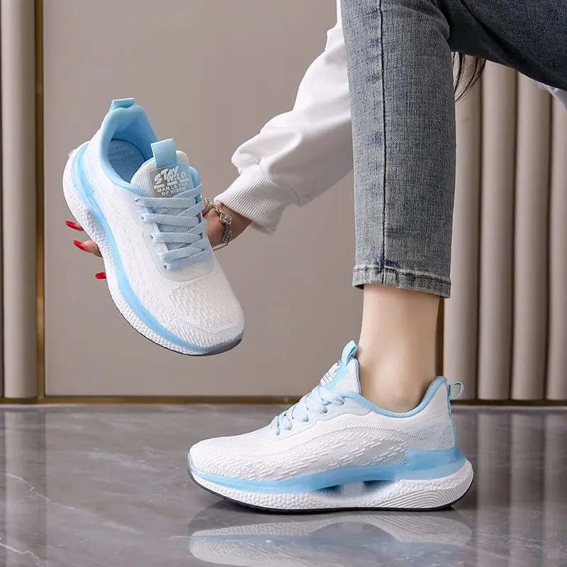 

Women Lightweight Breathable Mesh Sneakers 2026 Summer Cushioning Sport Shoes