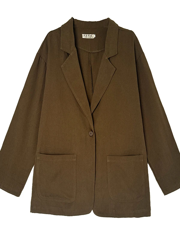 Casual Damespak Jaet Lente Herfst Losse Grote Maat Leisure Quali Top Merk Meimei Sle Veelzijdige Loose Fit Lange Sve