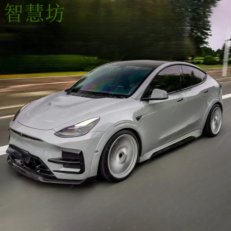 Suitable for Tesla Model Y upgrade and modification D-style carbon fiber body kit car accessory set