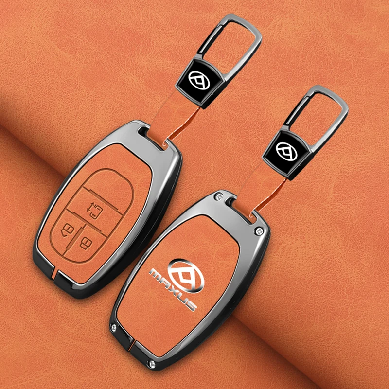 Металлический чехол для автомобильного ключа Maxus SAIC D60 RV G10 G60 G50 G20 T60 T70 V90 Plus EUNIQ5, держатель для ключей, аксессуары для брелока
