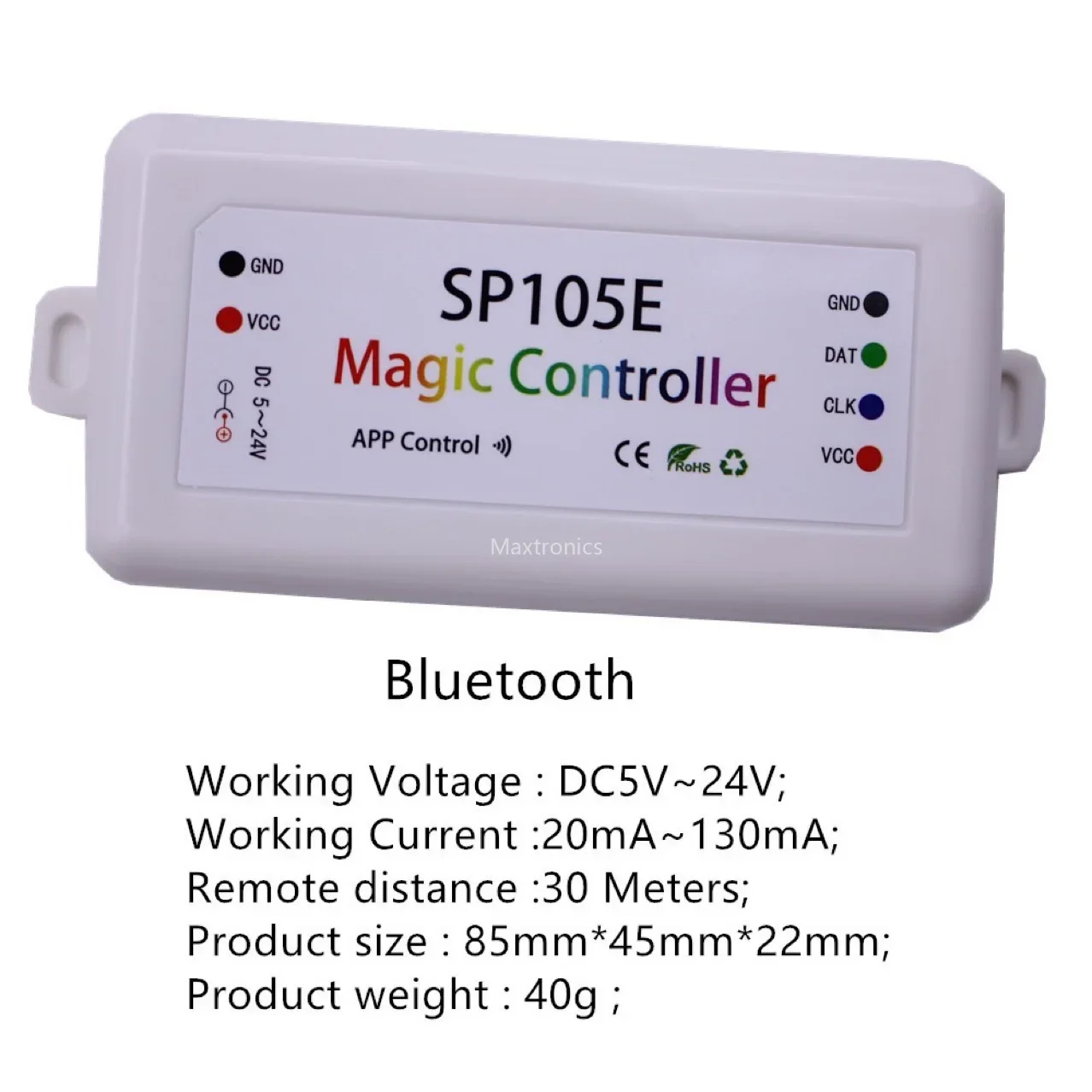 DC5-24V SP105E SP107E SP110E Led Controller for WS2811 WS2812B SK6812 2801 RGB/RGBW APA102 Bluetooth/Music/WIFI Pixel Controller