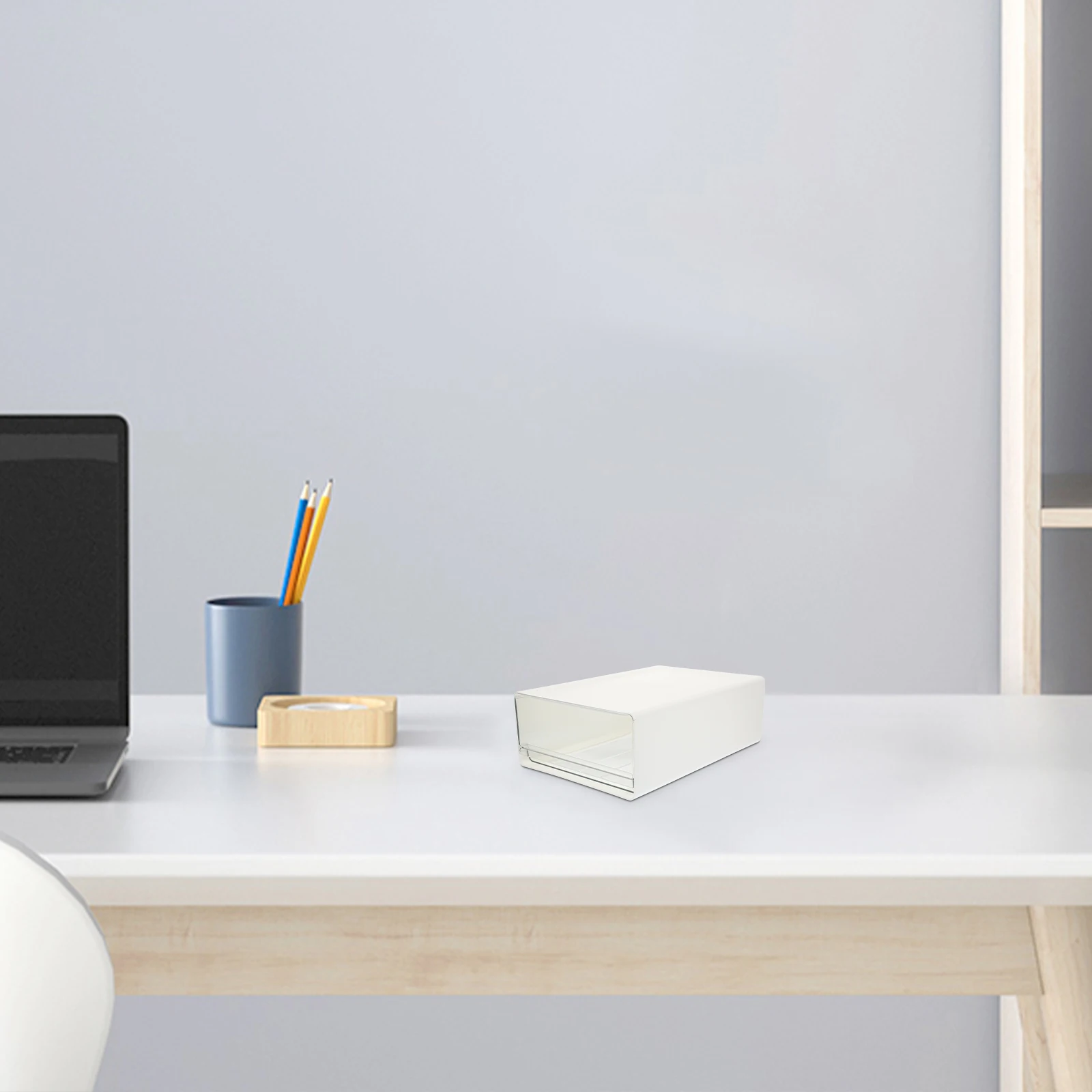 

Multifunctional Desktop Storage Box Household Drawer Organizer Space-Saving Stackable Large Capacity Office Home Use