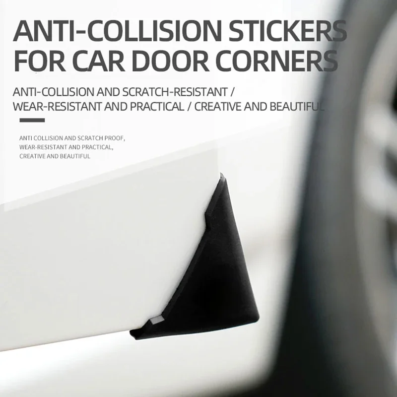 

2/4pcs Car Door Corner Anti-collision Protective Cover Silicone Car Door Scratch Covers Door Corner Guard Protector Accessorie