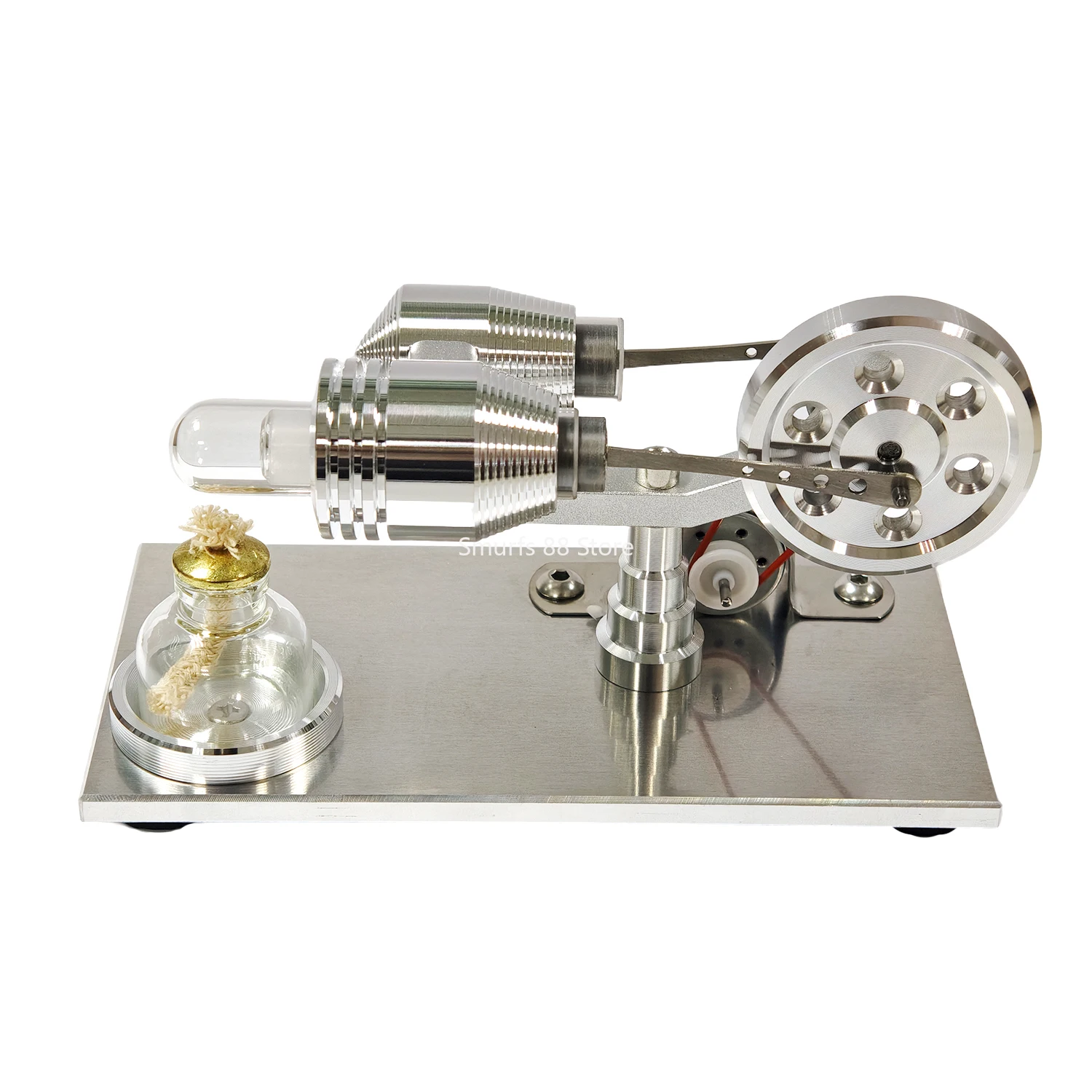 Stirling Engine Generator Model Metal External Combustion Steam Engine Physics Science Experiment Engine Model Toy
