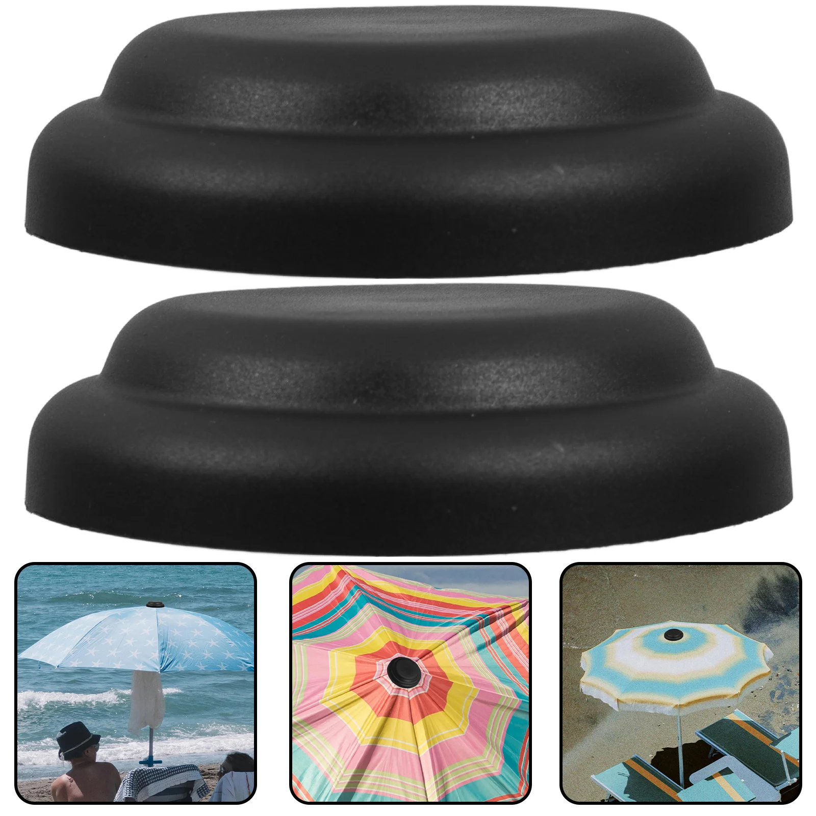 

2pcs Replacement Pp Material Durable Outdoor Umbrella Tip Protector For Patio Umbrella Repair Rain Wind Protection