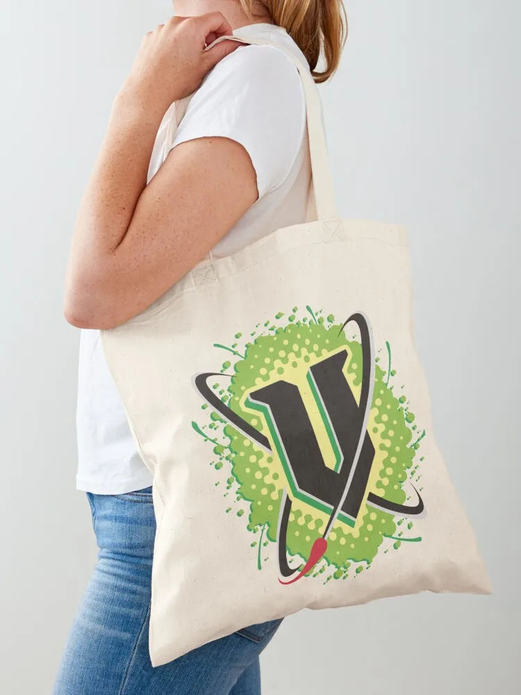 V Energy Logo (Corner) Tote Bag shopping bag logo canvas shopping bag Canvas Tote