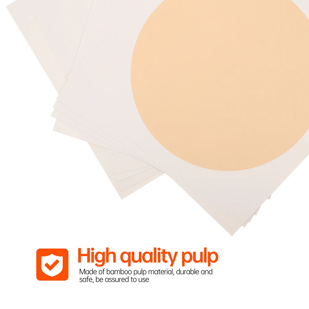 20 Pcs Fan Rice Paper Canvas Tissue Pattern Large Red Calligraphy Chinese Writing Accessories