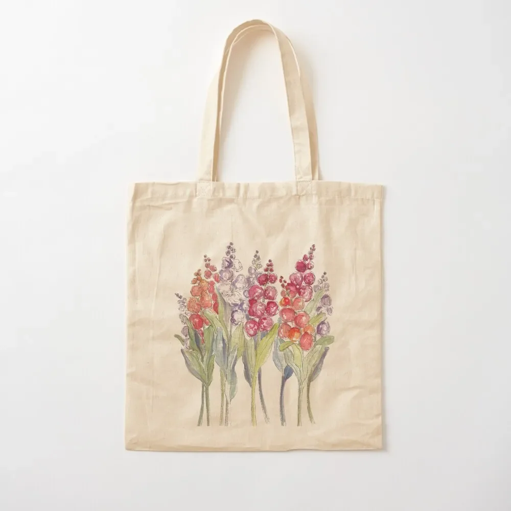 

Rainbow Stock Flowers Tote Bag Eco bag shopper bag women ecological bags