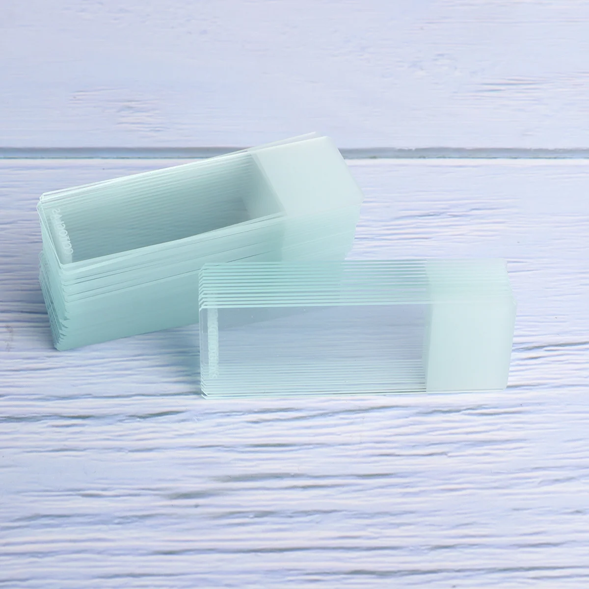 

Box Transparent Microscope Blank Glass Slides Optical Glass Durable for Scientific Research Biological Education Set