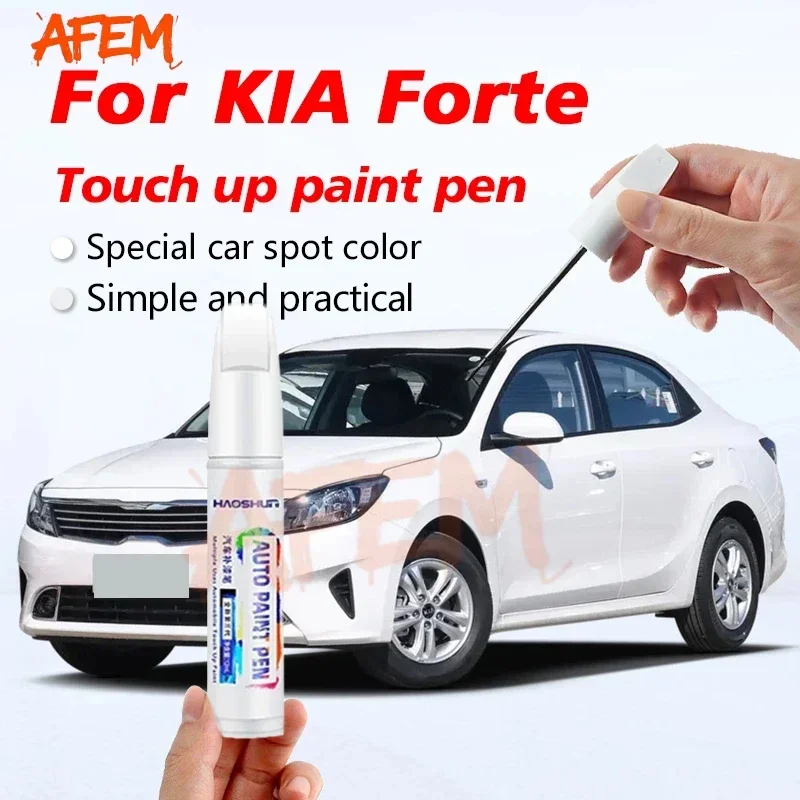 For KIA Forte Car Touch Up Paint Scratch Removal Repair Paint  Car Paint Protection Clear Coat Pen Dark Sakura Red Brown