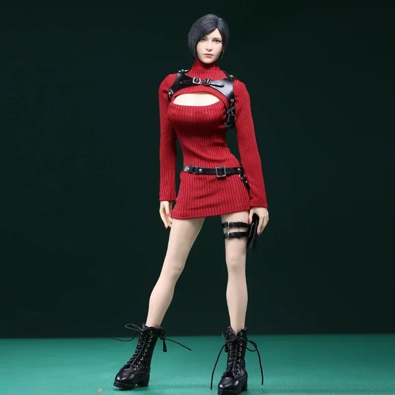 1/6 Scale Nigh Neck Long Sleeves Dress with Gun Hook Combat Uniform Clothes Set Model for 12'' Action Figure PH TBL Toys