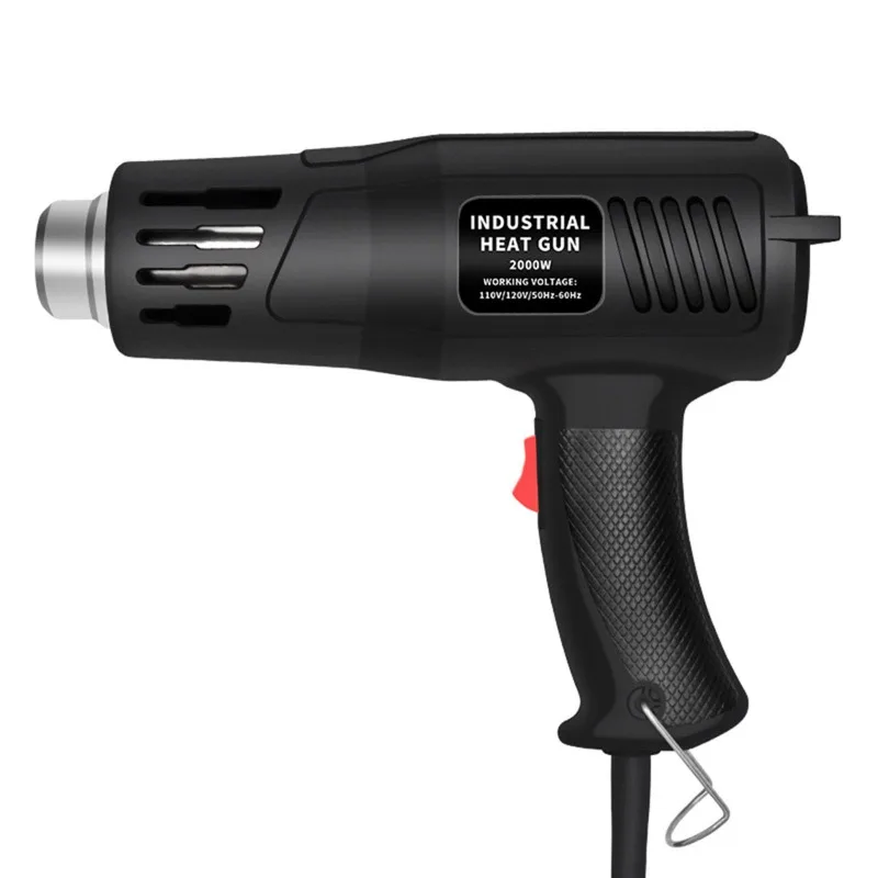 Air Gun High Power Temperature Regulating Industrial Electric Heat Gun Automobile Film Baking Gun Tool 2000W European standard