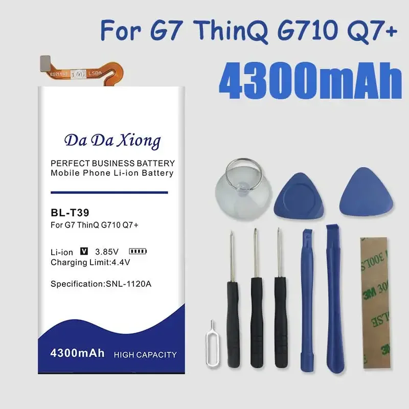 

DaDaXiong New 4300mAh BL-T39 Battery for For LG G7 G7+ G7ThinQ LM G710 Q7+ LMQ610 Bateria