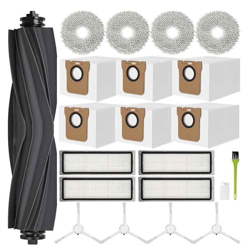 قطع غيار مكنسة كهربائية روبوت ، مجموعة ملحقات مع أكياس غبار ، ممسحة مسح ، ملحقات لدريم L10s ألترا ، L10 ألترا