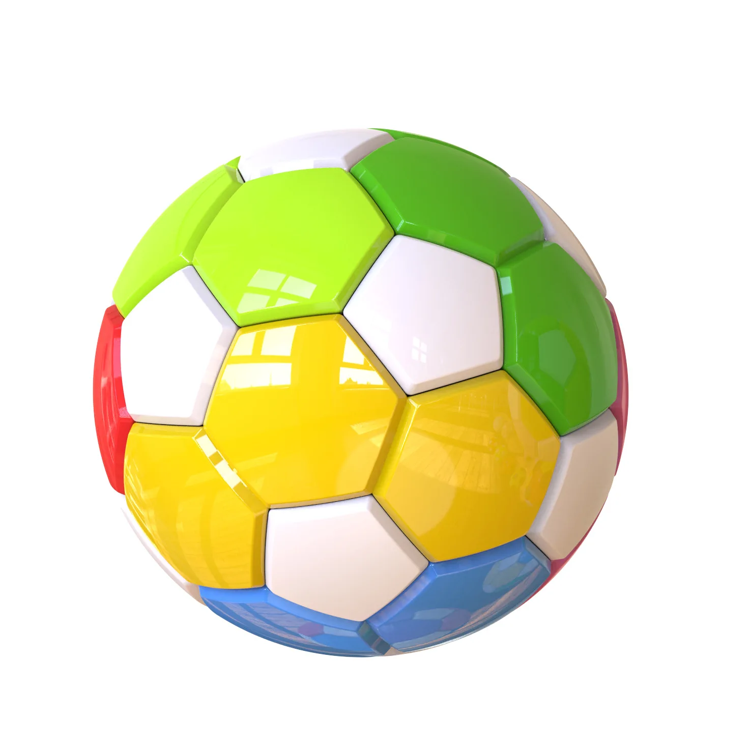 Magnetic Football Magic Cube Intellectual Development Magnetic Rainbow Ball Concentration Training Children Decompression Toys