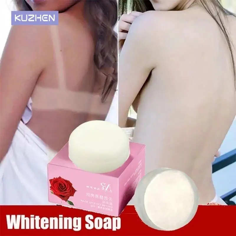 

Beauty! Natural Enzymes Whitening Crystal Soap Body Care Bleaching White Skin Tender Clearing Transparent Shower Bleaching Soap