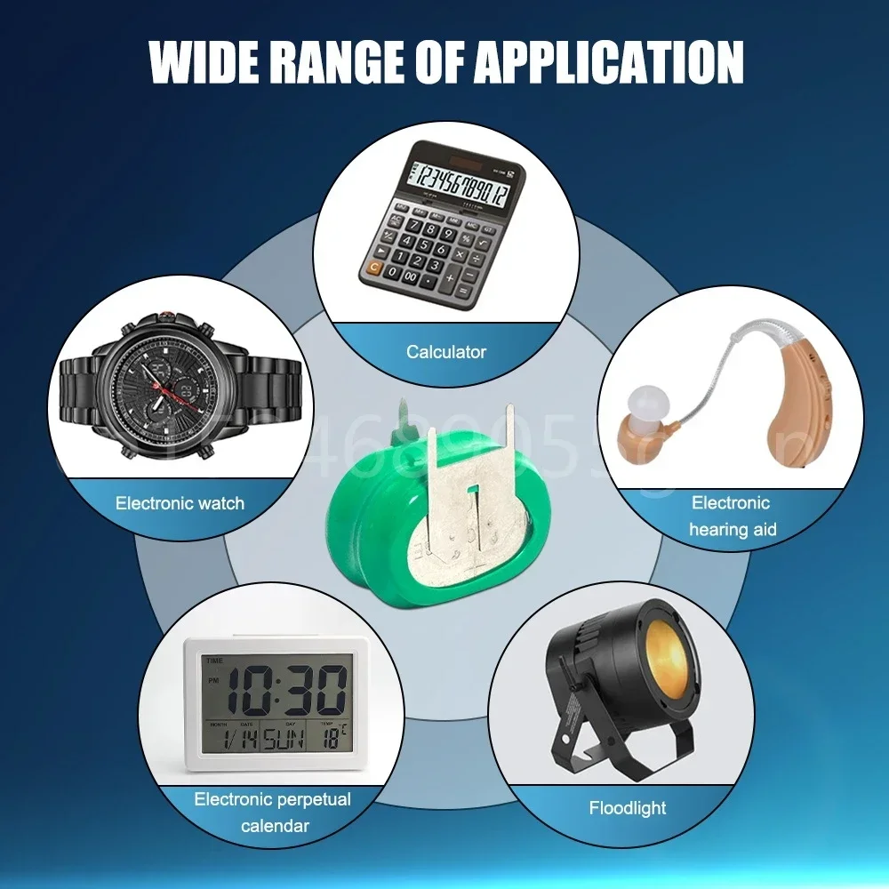 2.4 فولت 160 مللي أمبير ni-mh بطاريات قابلة للشحن مع دبوس لحام ل PLC التحكم الصناعي مصباح يدوي لعبة بطارية اللوحة الأم للكمبيوتر