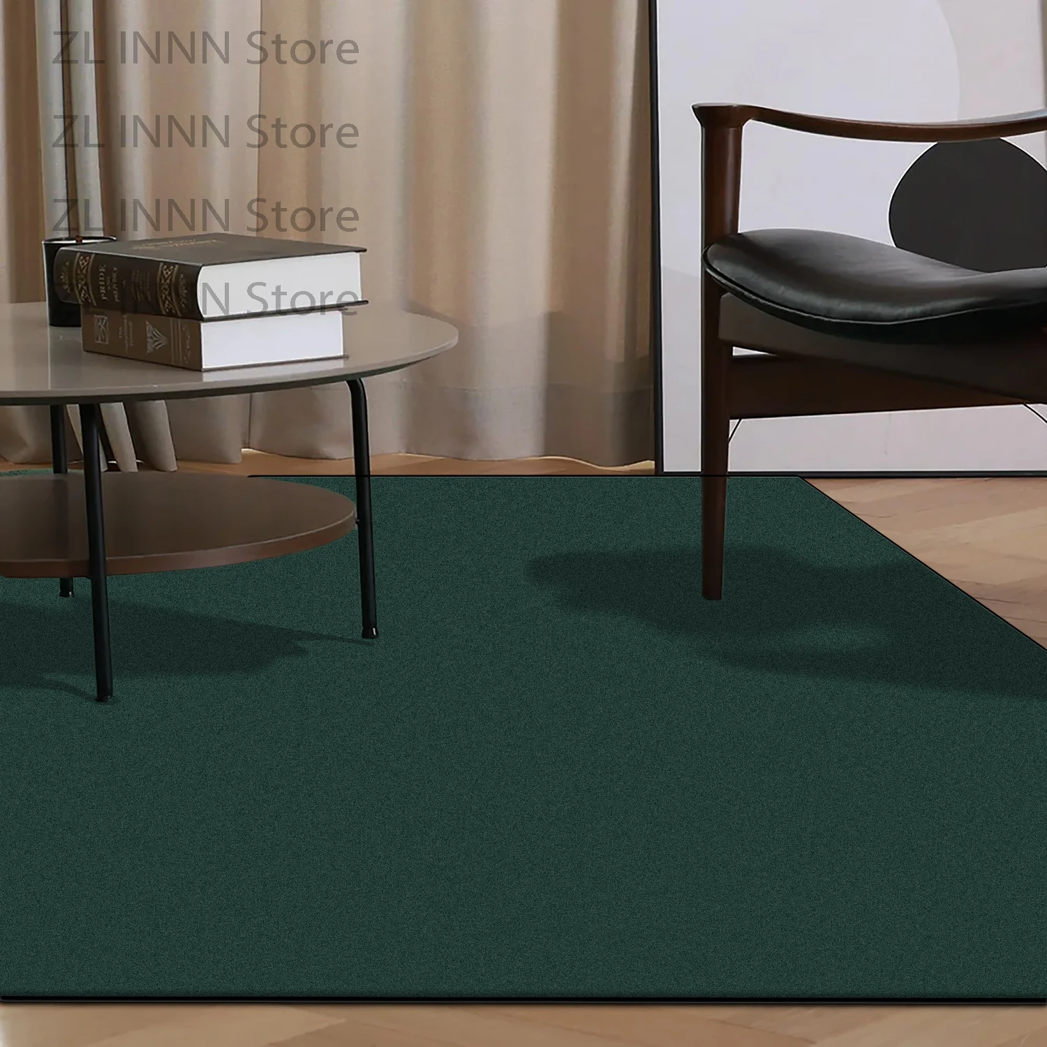 سجادة غرفة معيشة سوداء اللون، - مراجعة Chair Mat Hard Floor وسعره
