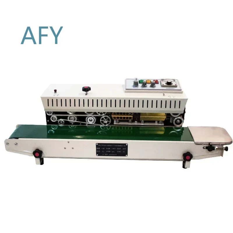 Large Upgrade FRM-980 Aluminum Foil Sealing Machine for Food Packaging Continuous Automatic Film Sealer Edge Sealer