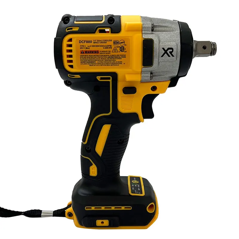 Dewalt DCF880 3300 RPM Borstelloze Slagmoersleutel Hoog Koppel Draadloze Elektrische Sleutel Band Reparatie Tool 20 V Oplaadbare Power Tools