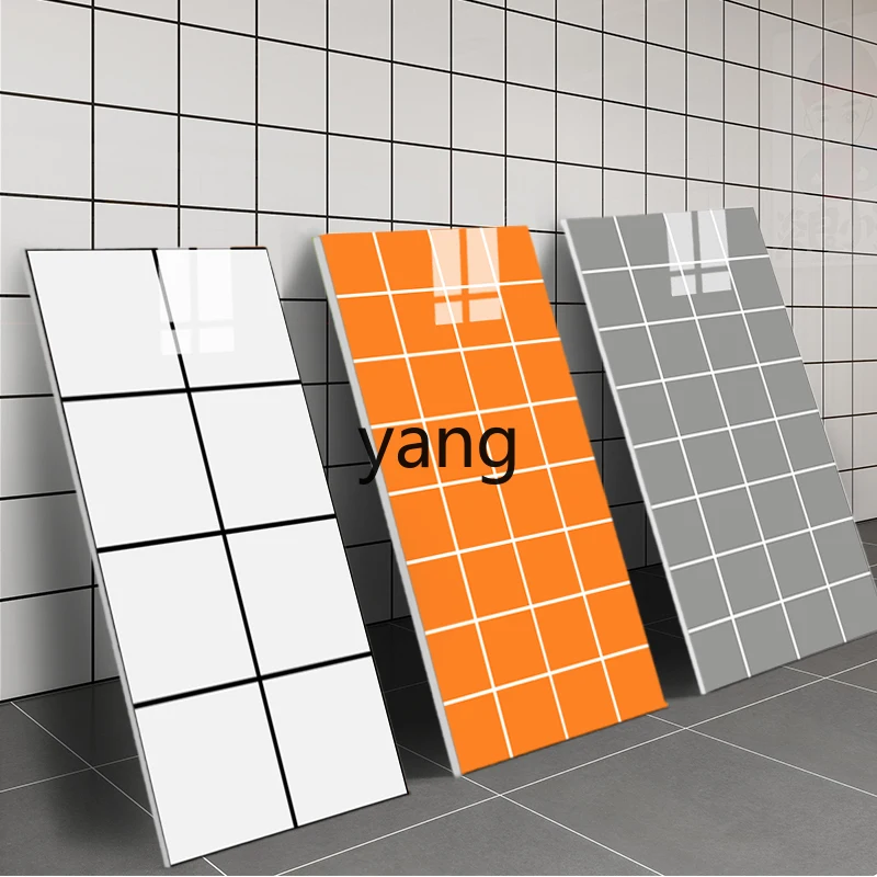 

LH imitation tile pattern wallpaper marble brick self-adhesive living room background kitchen ugly wallpaper