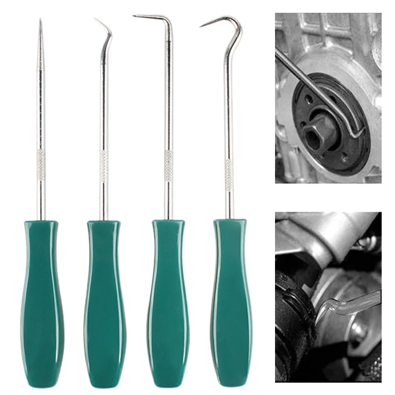 

1/4Pcs Car Oil Seal Screwdrivers Alloy Steel O-Ring Seal Gasket Puller Remover Auto Disassembly Repair Tools Hardware Tool