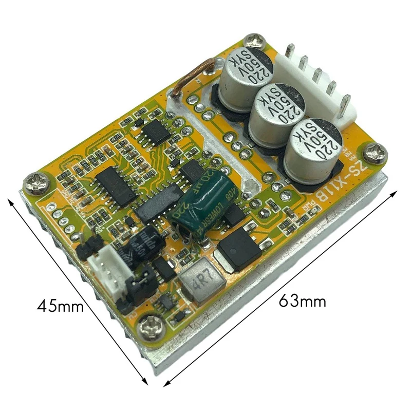 ZS-X11B Motor Driver 350W High Power Brushless Hallless DC Motor Driver Board Wide Voltage 5-36V Motor Controller Module