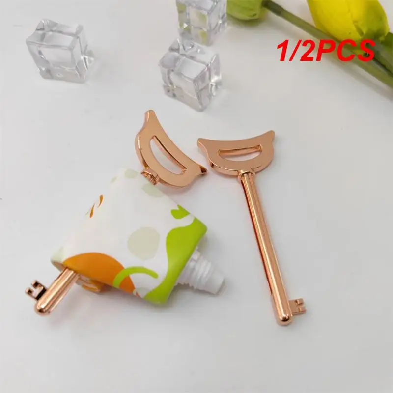 1/2PCS Extruder Multifunctional Small Zinc Alloy Convenient Bathroom Tools Toothpaste Squeezer Creative Portable Multicolor