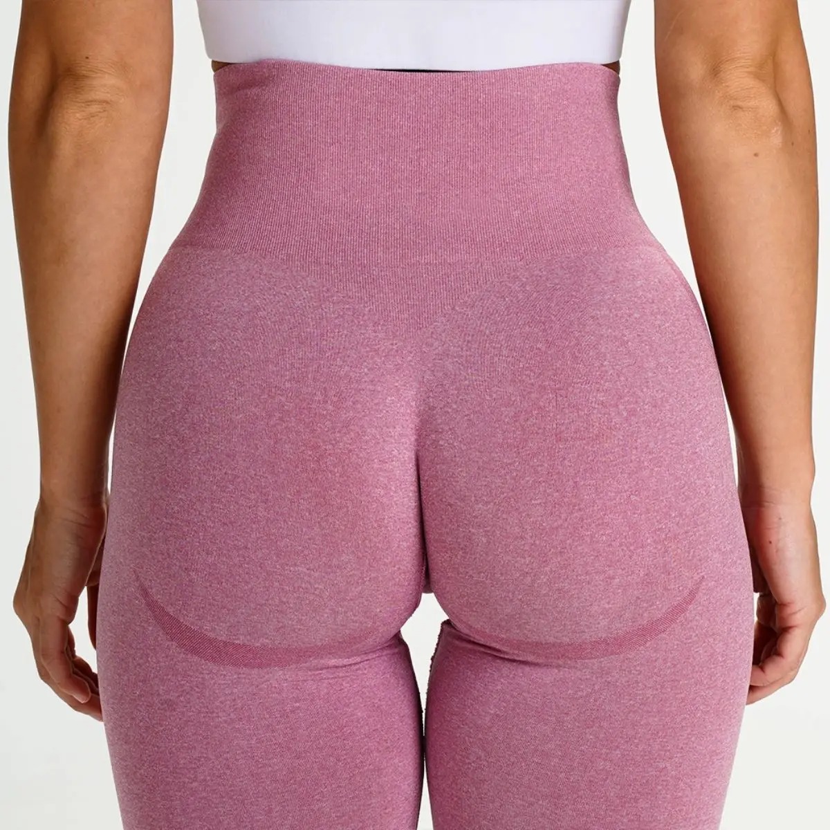 Leggings de cadera de melocotón para mujer, pantalones de Yoga, entrepierna abierta, pantalones eróticos, Sexo al aire libre, sin costuras, pantalones de chándal ajustados de cintura alta para correr