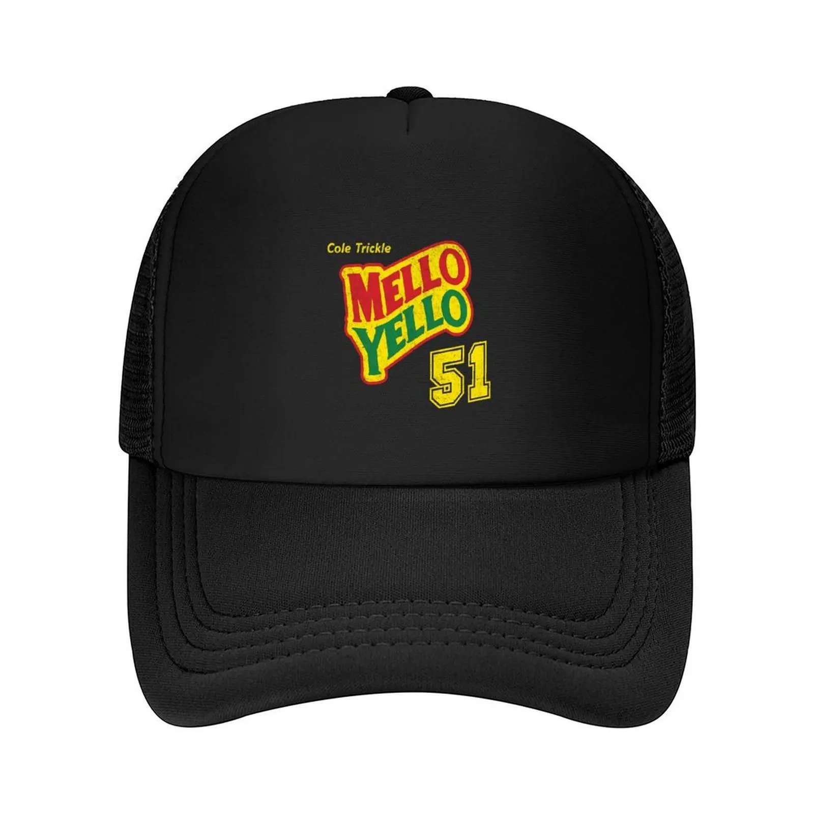 

Mello Yello - Cole Trickle #51 - vintage logo Baseball Cap Custom Cap fishing caps man custom caps Trucker Hats For Men Women's