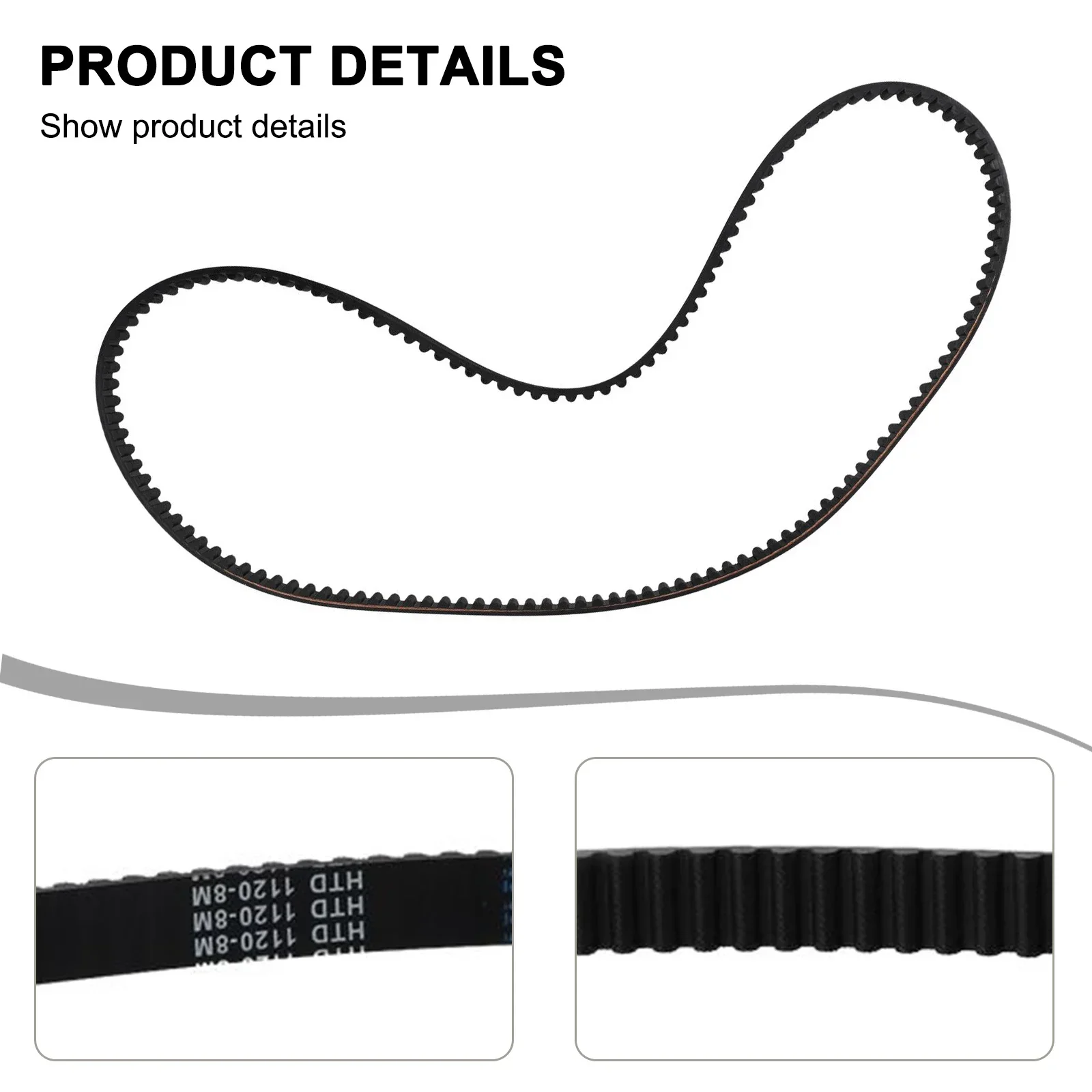 

Compatible Synchronous Drive Belts For Various Models of For TimeMaster Lawnmowers With Reference to Part No 1203335