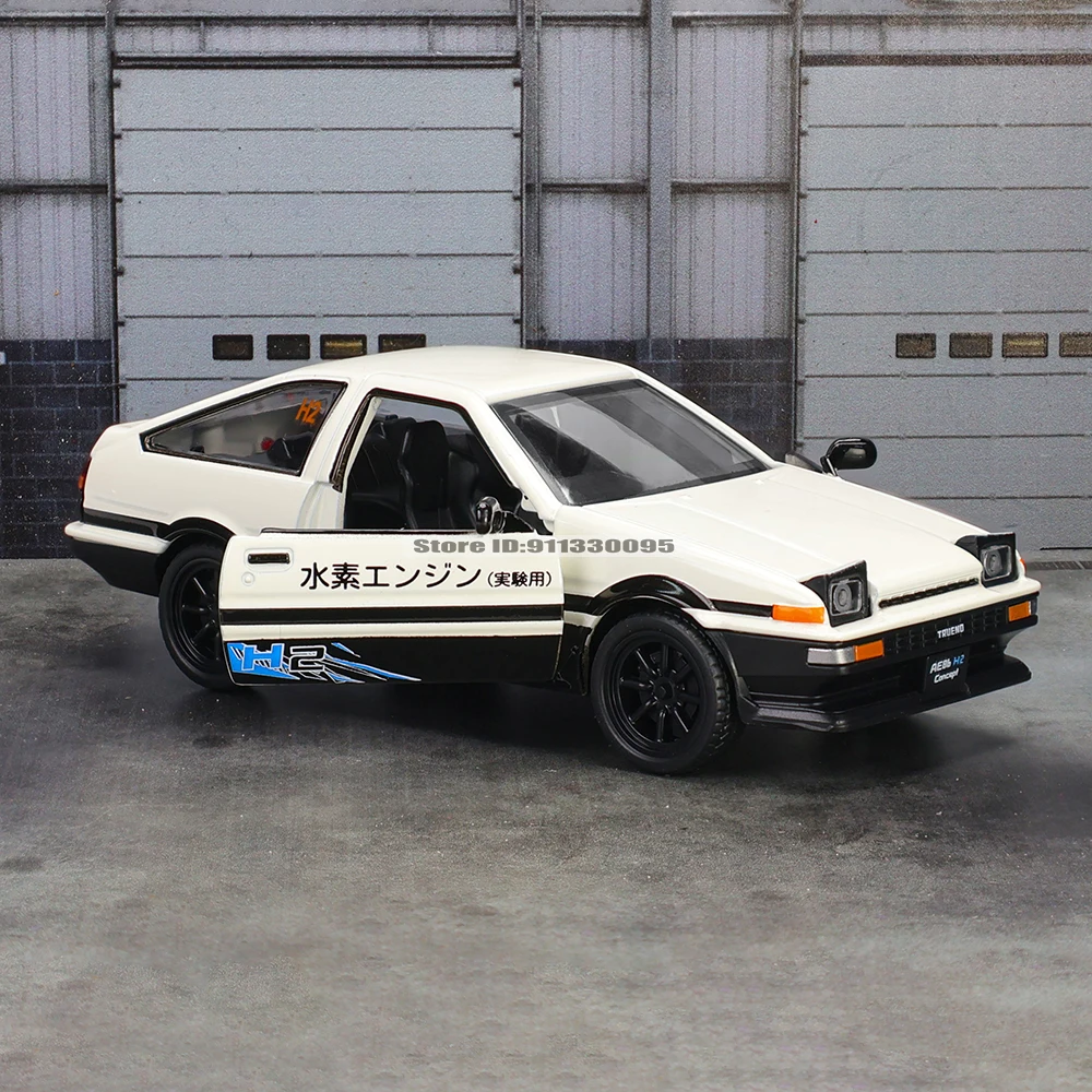 MSZ CCA 1:43 Toyota AE86 BMW McLaren Lamborghini Volkswagen Model Model Acrylic Box Metal Alloy Car Toy Gift Series