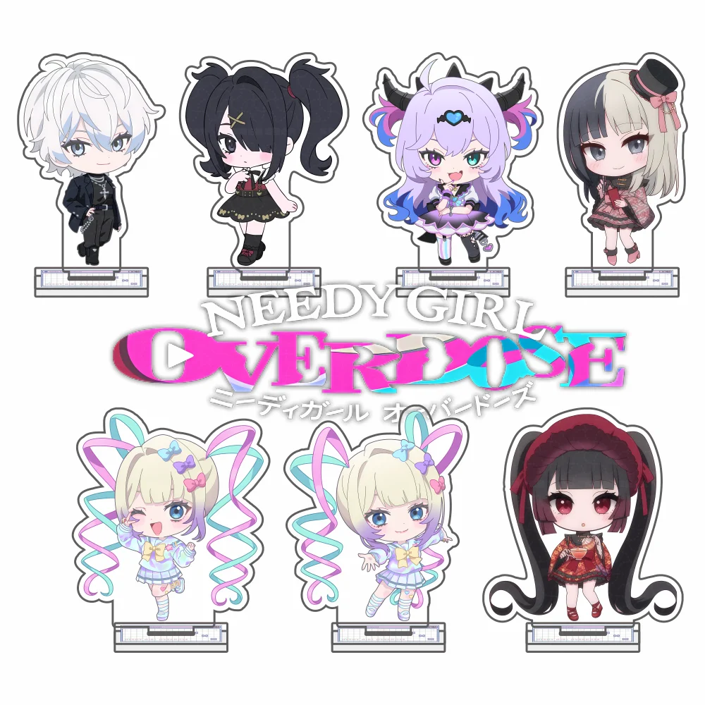 Anime Game NEEDY GIRL OVERDOSE Acrylic Stand Sugar Chaotian Cute Model Desk Decor Gift Fans Keychains 10cm